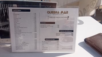 Quebra Mar menu