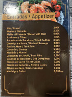 Tasquinha Tomada's menu