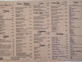 Acontece Restaurante menu