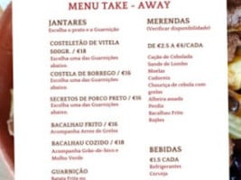 Taberna Da Rampinha menu