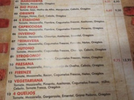 Pizzaria Mr Pizza menu