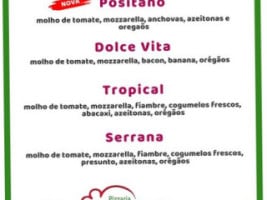 Pizzaria Pizzarella menu