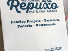 Pastelaria Repuxo menu