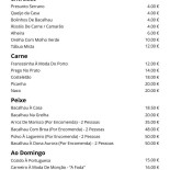 Café Arcadas Fernando Joaquim Silva Cerqueira menu