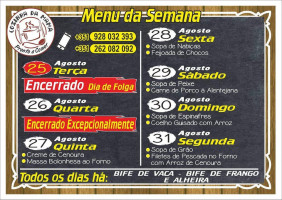 Cozinha Da Mama menu