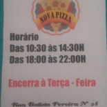 Nova Pizza Carte