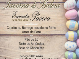 Taverna Do Baleia menu