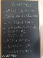 Taberna Da Maria menu