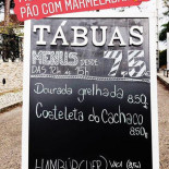 Tábuas Cardápio