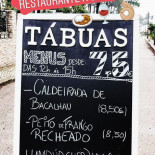 Tábuas Cardápio
