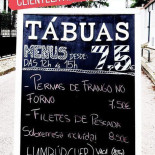 Tábuas Cardápio