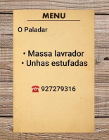 Paladar menu