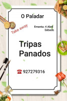 Paladar menu