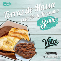 Vila Snack menu