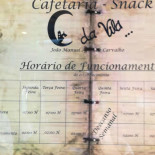 Cafetaria Da Vila Carte