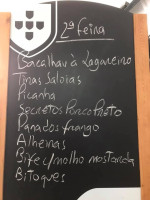 A Barquinha menu