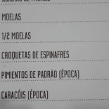 Avenida Vinhos E Petiscos Carte