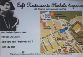 Café Florbela Espanca menu