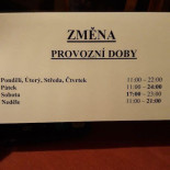 Penzion Pluto Cardápio