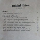 U Šimků menu