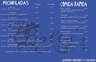 Taffy´s Grill menu