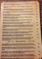 Refugio Esplanada menu