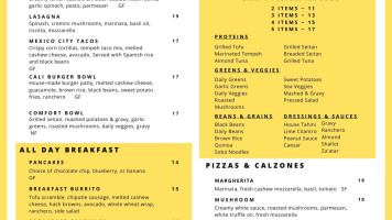 Rocha Baixinha menu