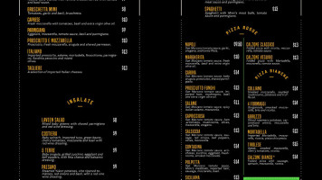 Toronto menu