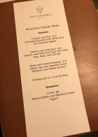 Terrace menu