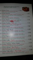 Maharani menu
