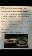 De Castro Gaia menu