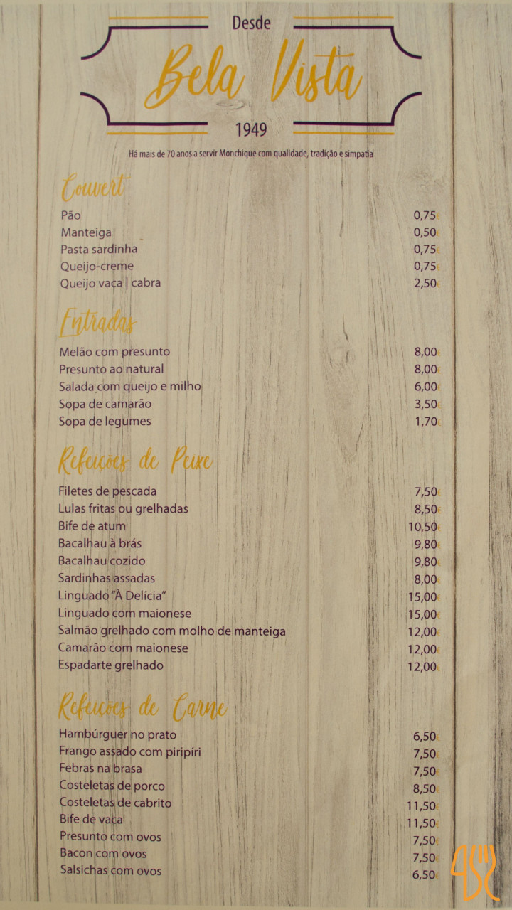 Bela Vista Carte