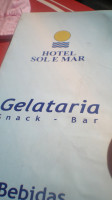 Sol E Mar Gelataria menu