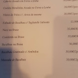 Figurino Do Douro menu
