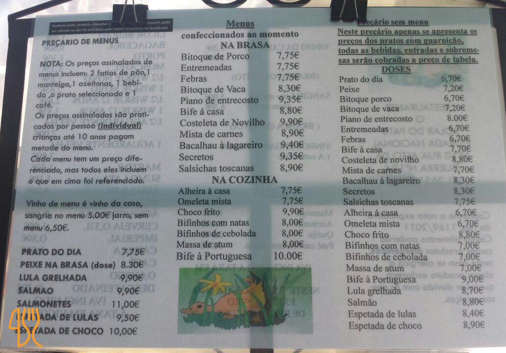 Solar Do Pato Carte