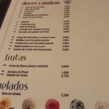 Varchotel Menu