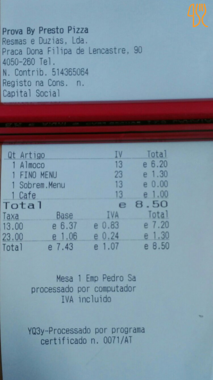 Bocca Bx Speisekarte