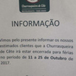 Churrasqueira De Cete Carte