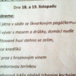 Motorest Starý Hrozenkov Cardápio