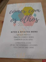 Bites Bitaites Concept Store menu
