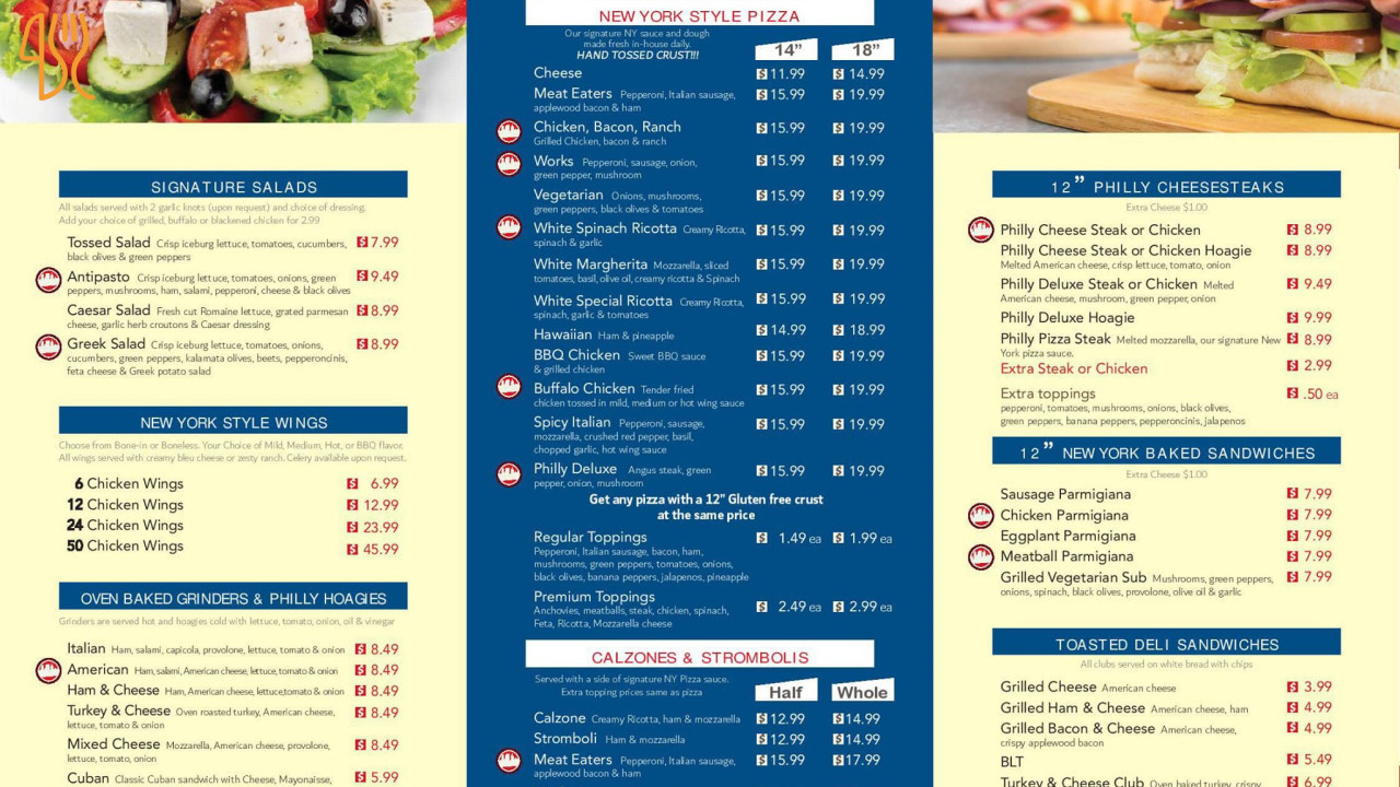 Pali Baba Kebab House Carta