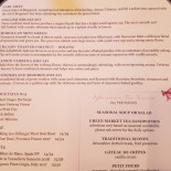 Da Rosa Menu