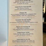 Bistro Cardápio
