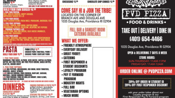 Trisabores menu