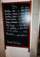 Restaurante Zé das Letras menu
