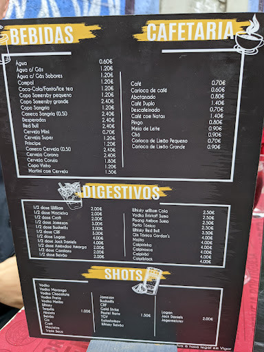 Stage Speisekarte