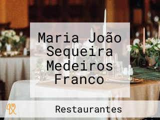 Maria João Sequeira Medeiros Franco