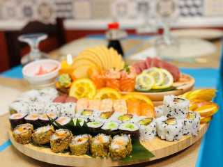 Japanese Sushi And Indonesian Food
