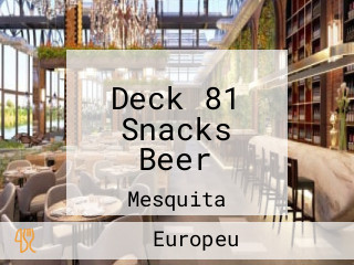 Deck 81 Snacks Beer