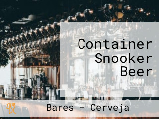 Container Snooker Beer